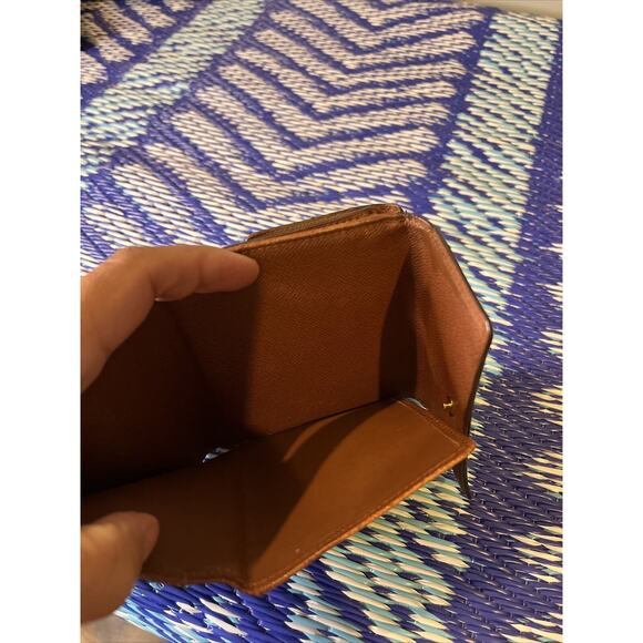 Louis Vuitton Wallet Brown Monogram Portefeiulle Elise Trifold Wallet -Nice One! - Picture 4 of 10